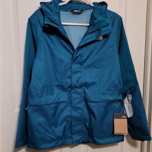 The North Face Teal Waterproof Jacket